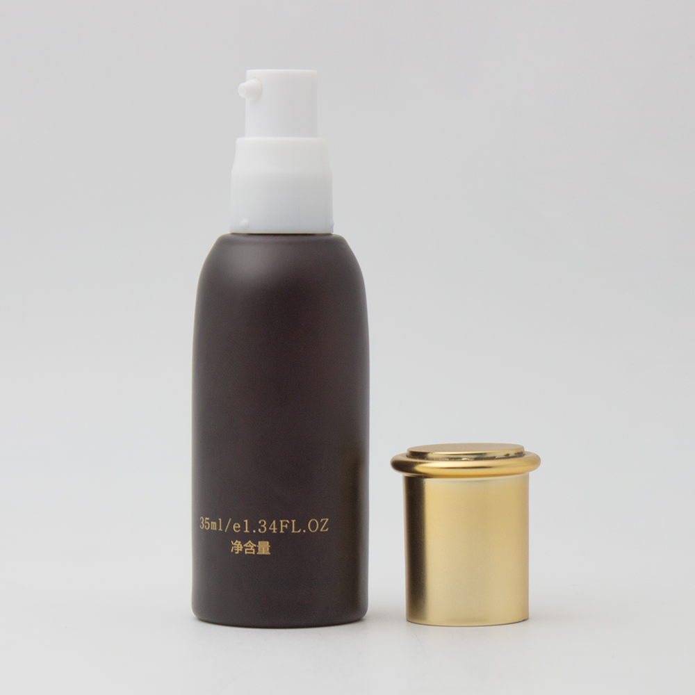 1 oz 2oz 50ml amber frosted glass jar