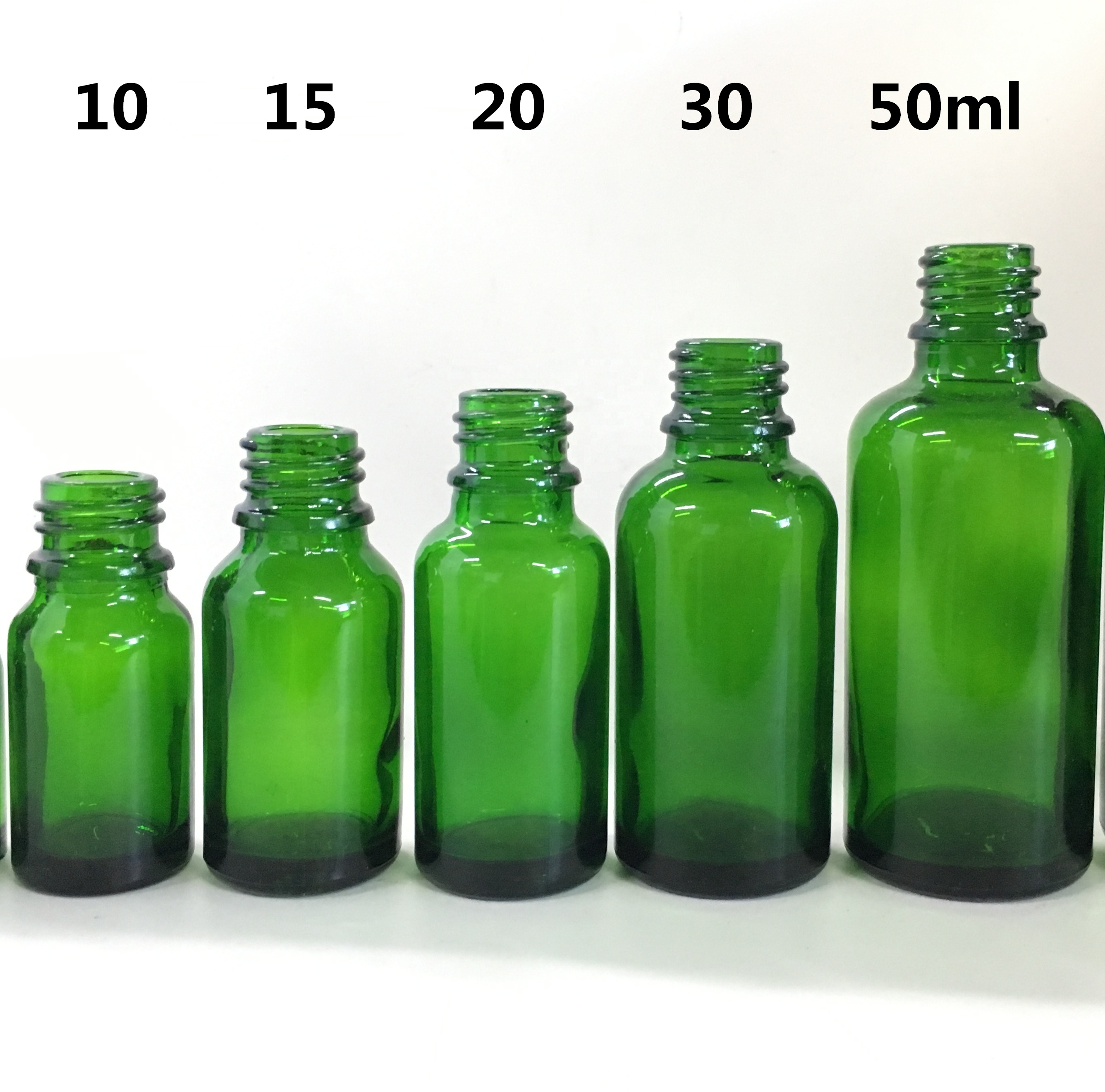1 oz 30 ml green glass dropper bottle essential oil bottle with plastic eye dropper pipettes