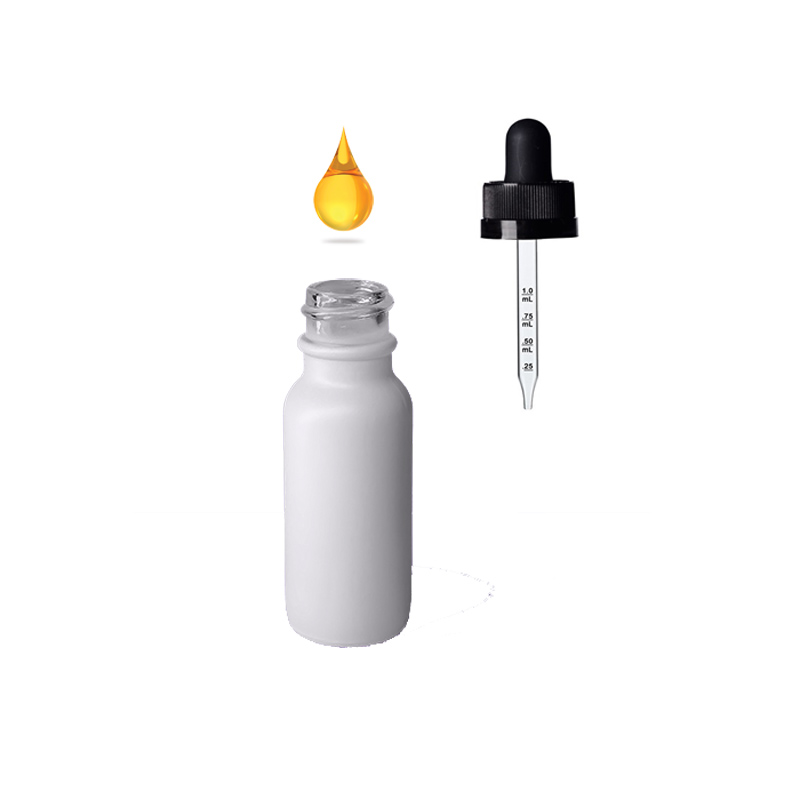 1 oz (30ml) Clear Glass Pipette Dropper Bottles