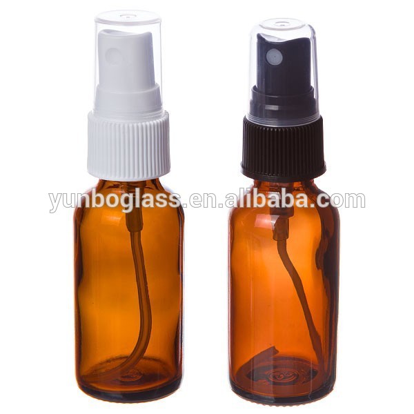 1 oz. Amber Glass Bottles with Misting Spray Tops perfect for mist and share perfumes, floral waters, spritzes, body sprays,