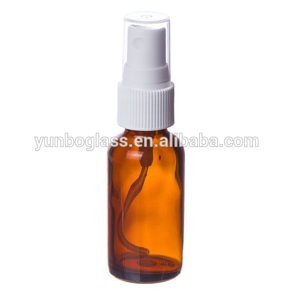 1 oz. Amber Glass Bottles with Misting Spray Tops perfect for mist and share perfumes, floral waters, spritzes, body sprays,