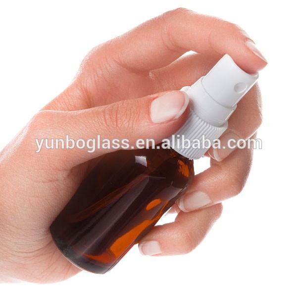1 oz. Amber Glass Bottles with Misting Spray Tops perfect for mist and share perfumes, floral waters, spritzes, body sprays,
