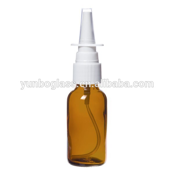 1 oz. Amber Glass Bottles with Nasal Spray Tops for protecting the contents from UV light damage for a longer shelf life