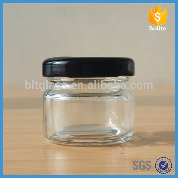 1 oz Round Glass Jars for Jam Honey Jelly 25ml 30g mini jars