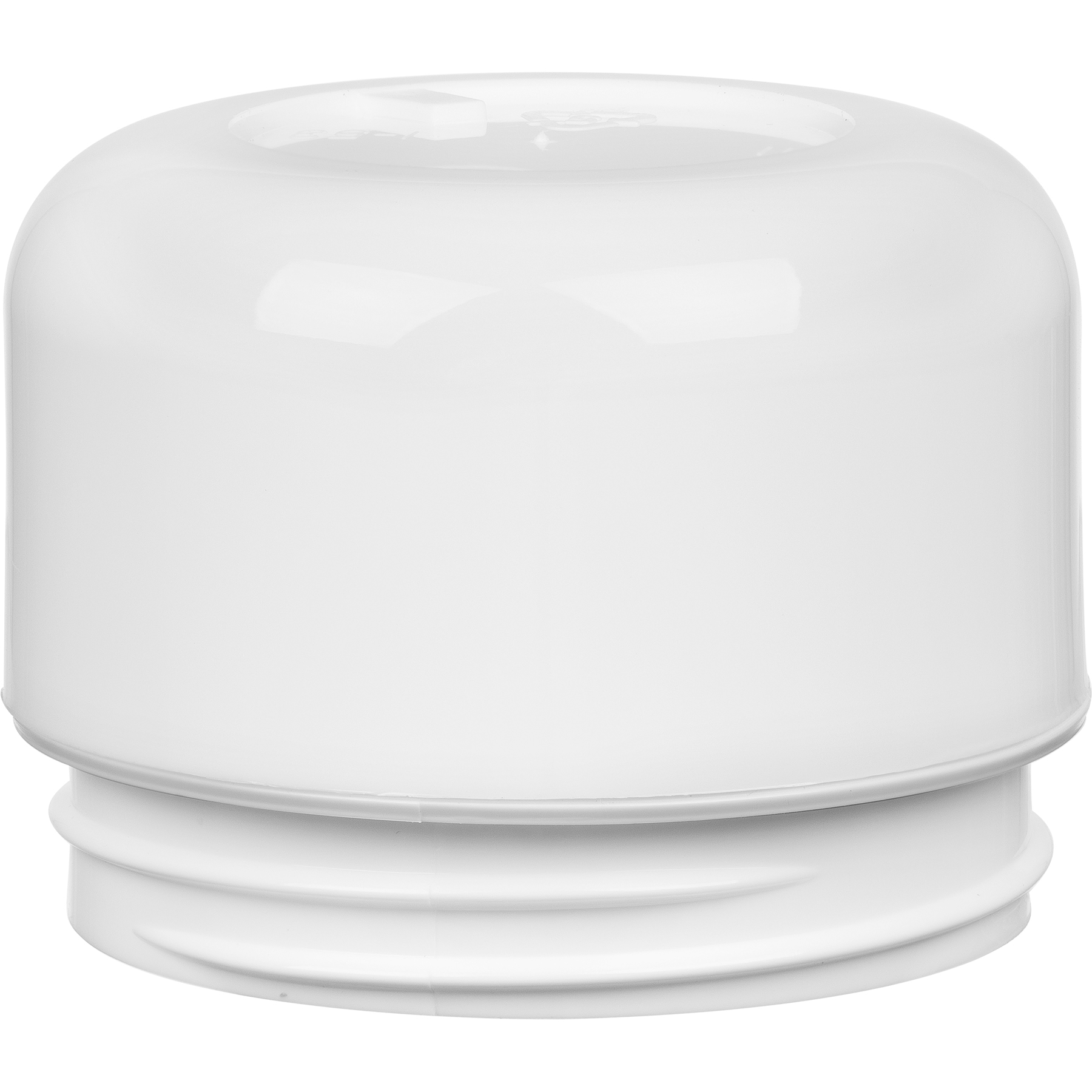 1 oz. White PP Plastic Wide Mouth Jar, Double Wall, 53mm 53-400