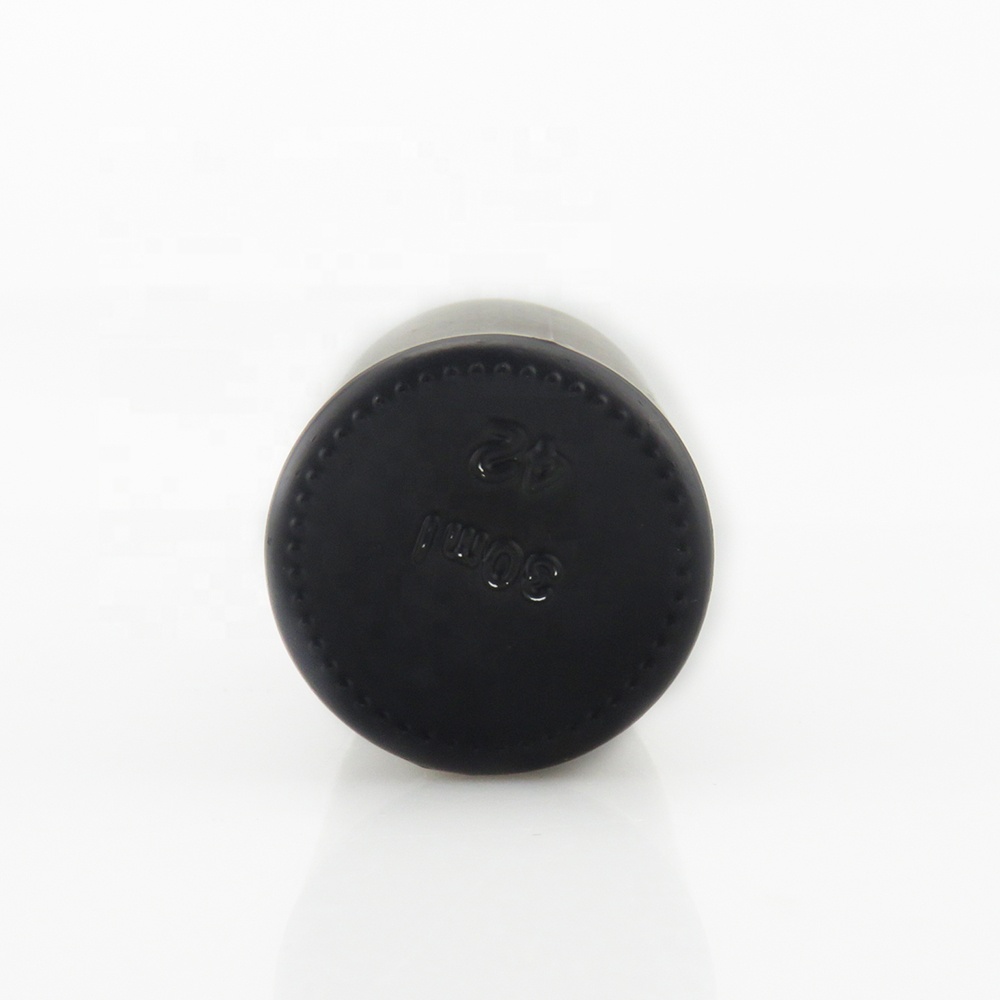 1 oz black boston round bottles 30ml black boston round glass bottle matte black glass dropper bottle for essential oil