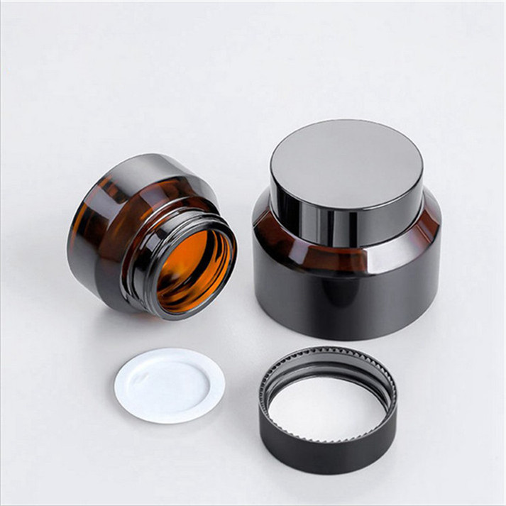 1 oz cosmetic glass jars with lids 50g 30g 15g for packaging