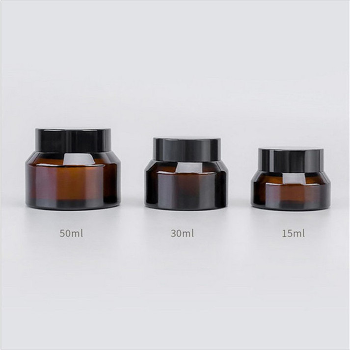 1 oz cosmetic glass jars with lids 50g 30g 15g for packaging