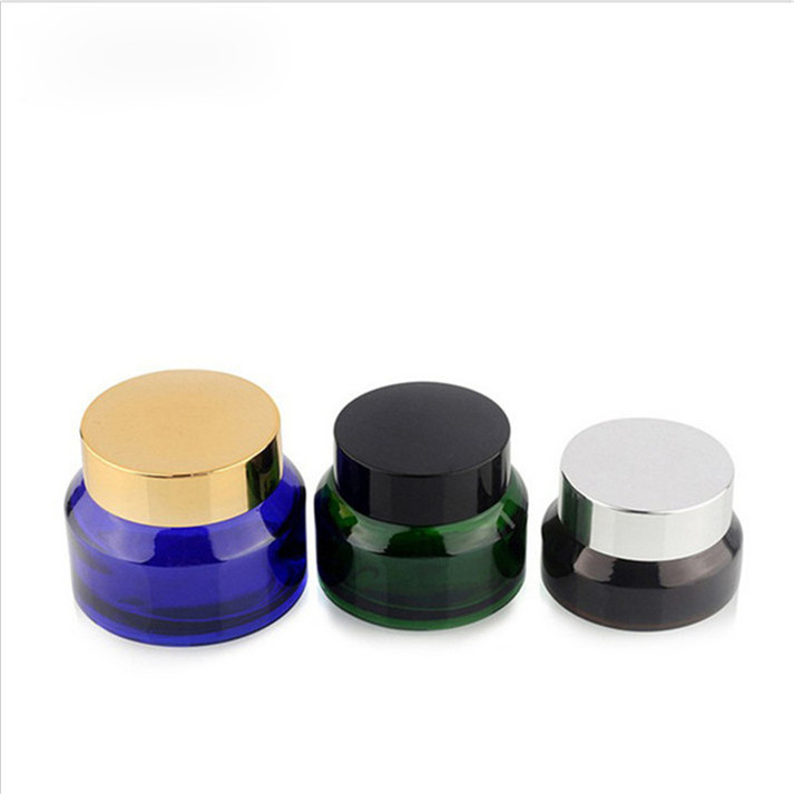 1 oz cosmetic glass jars with lids 50g 30g 15g for packaging