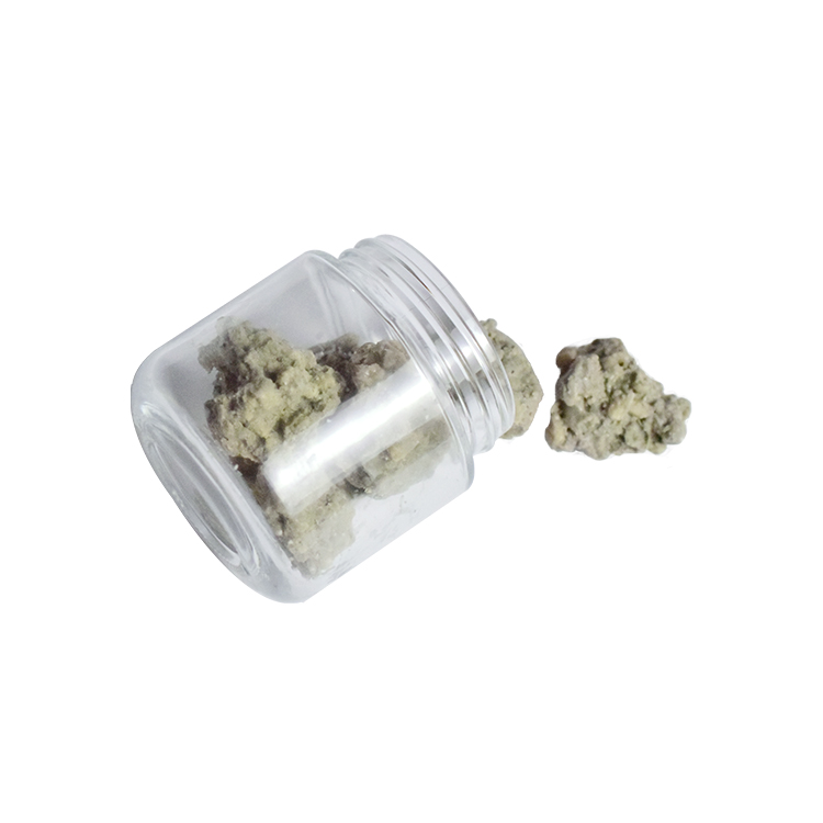 1 oz to 6 oz weed essentials glass jar hemp flower seed community products packaging jar with child resistant cap