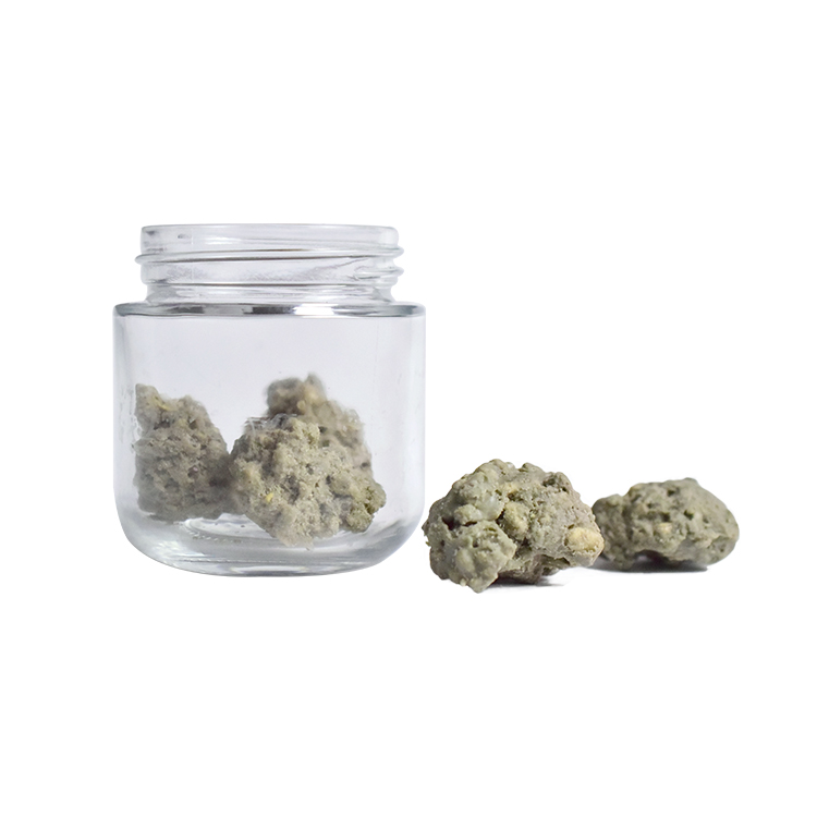 1 oz to 6 oz weed essentials glass jar hemp flower seed community products packaging jar with child resistant cap
