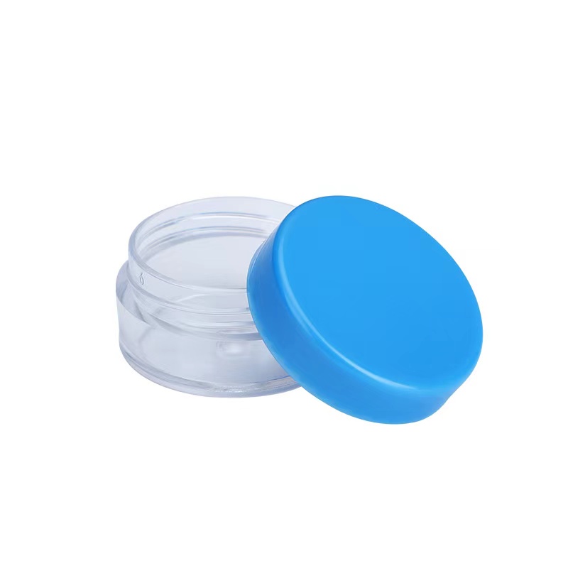 10/15/20g PS cream jar round face mask plastic jar cosmetic box mini sample box