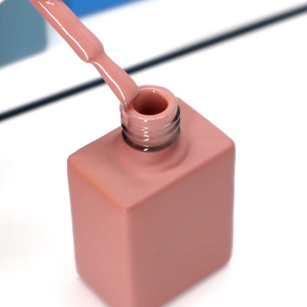 10-15ml Empty Nail Polish Gel Polish Bottles With White Brush.empty nail polish bottle