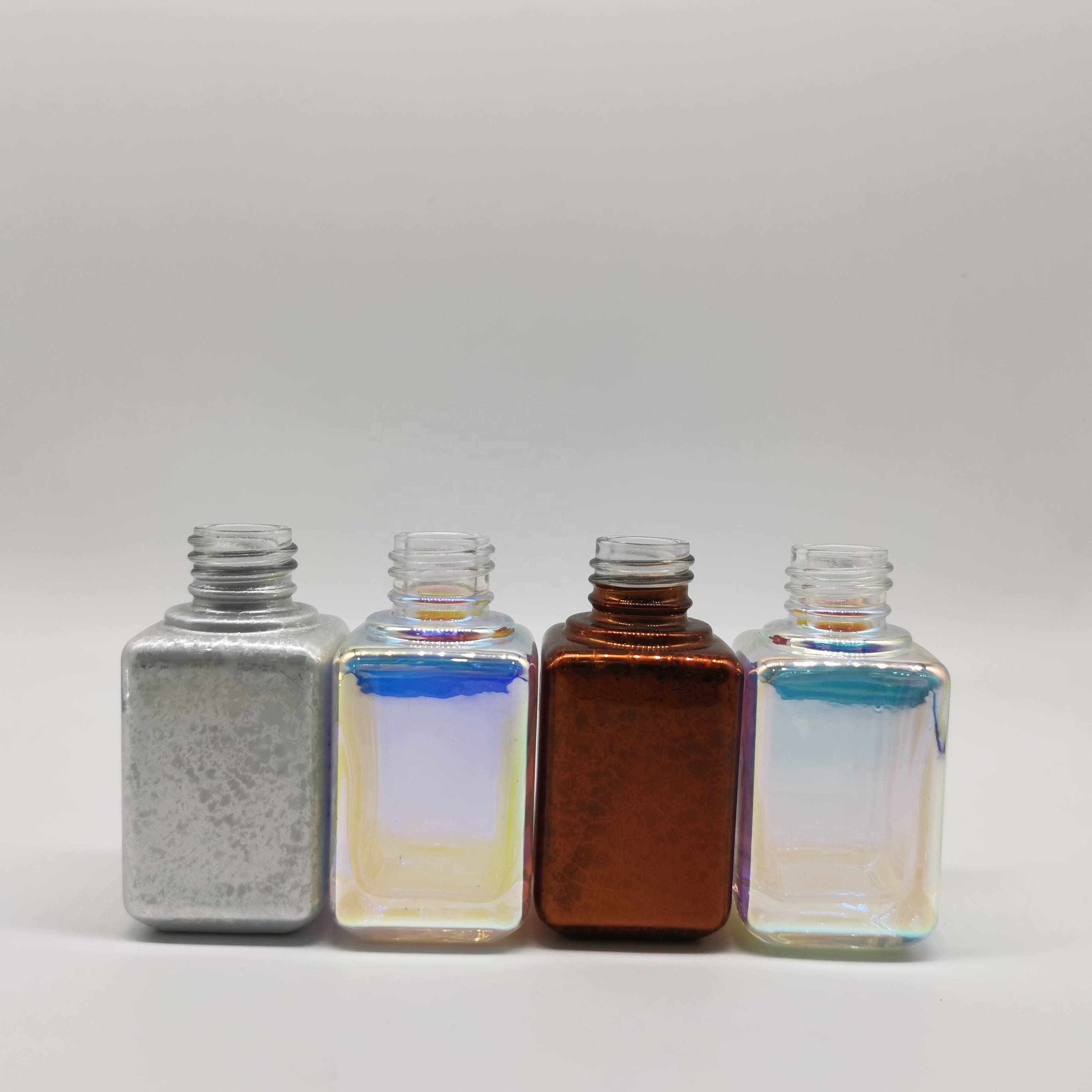 10-15ml Empty Nail Polish Gel Polish Bottles With White Brush