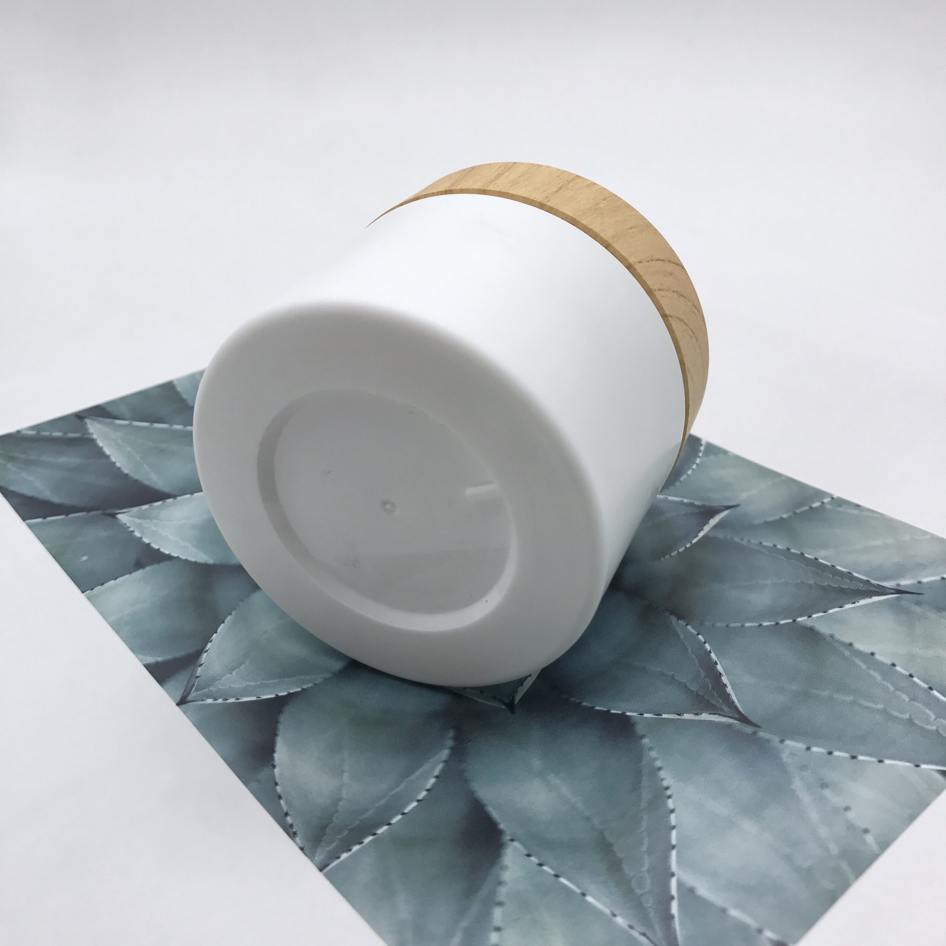 10/20/30/50/100/200/250g Water Transfer Wood Grain Cover PP Cream Bottle