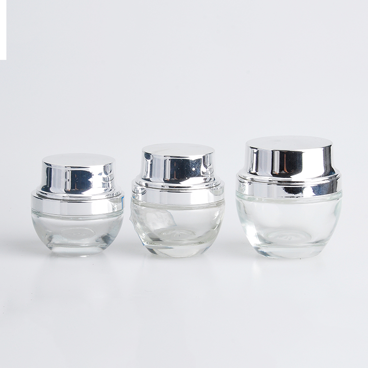 10/20/30 ml Frosted Cream Jars With Gold Screw Cap Custom Cream Jar