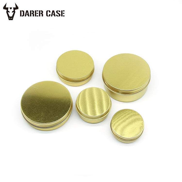 10/30/50/60/100/150/300g Empty Metal Aluminum Tin Jars rose gold aluminium cosmetic jars