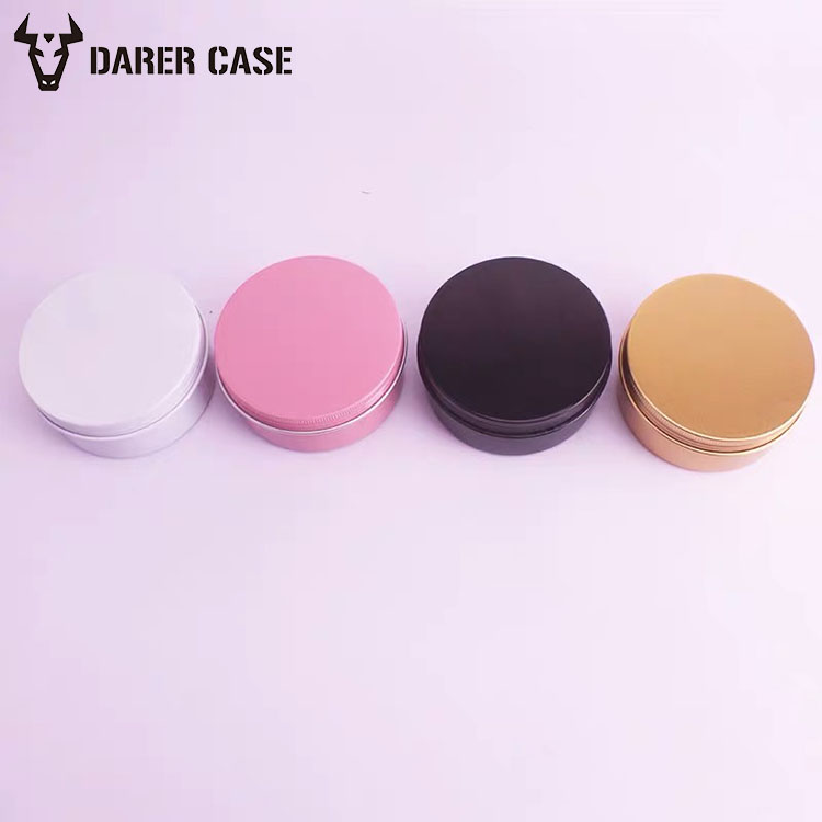 10/30/50/60/100/150/300g Empty Metal Aluminum Tin Jars rose gold aluminium cosmetic jars