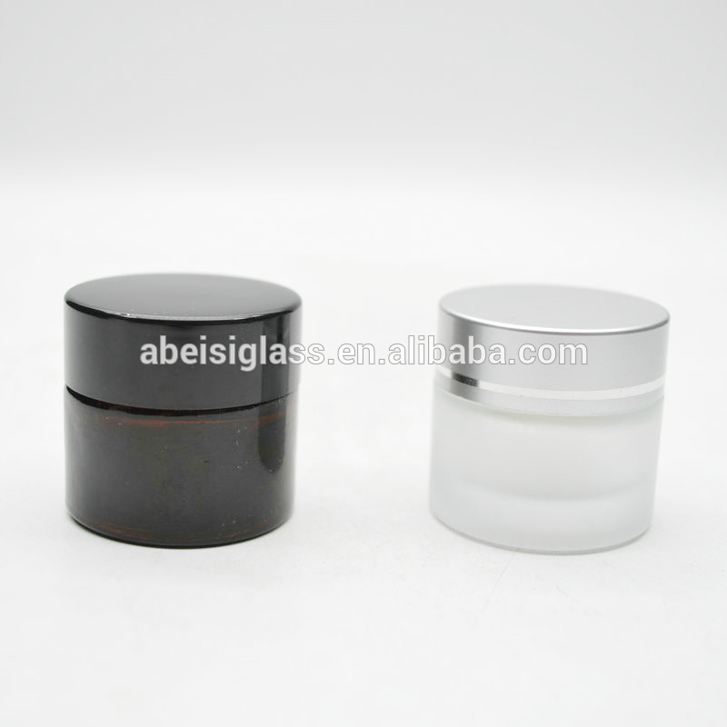 10 Grams/10 ML Jars  Glass Cosmetic Cream Jar Bottle with Plastic Lid Empty Cosmetic Containers