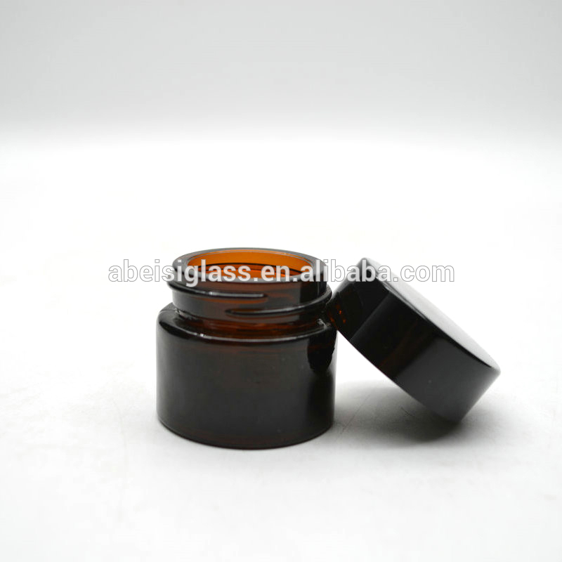 10 Grams/10 ML Jars Glass Cosmetic Cream Jar Bottle with Plastic Lid Empty Cosmetic Containers