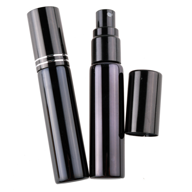 10 ML UV Glass Empty Refillable Cosmetic Toner Perfume Spray Pump Bottle