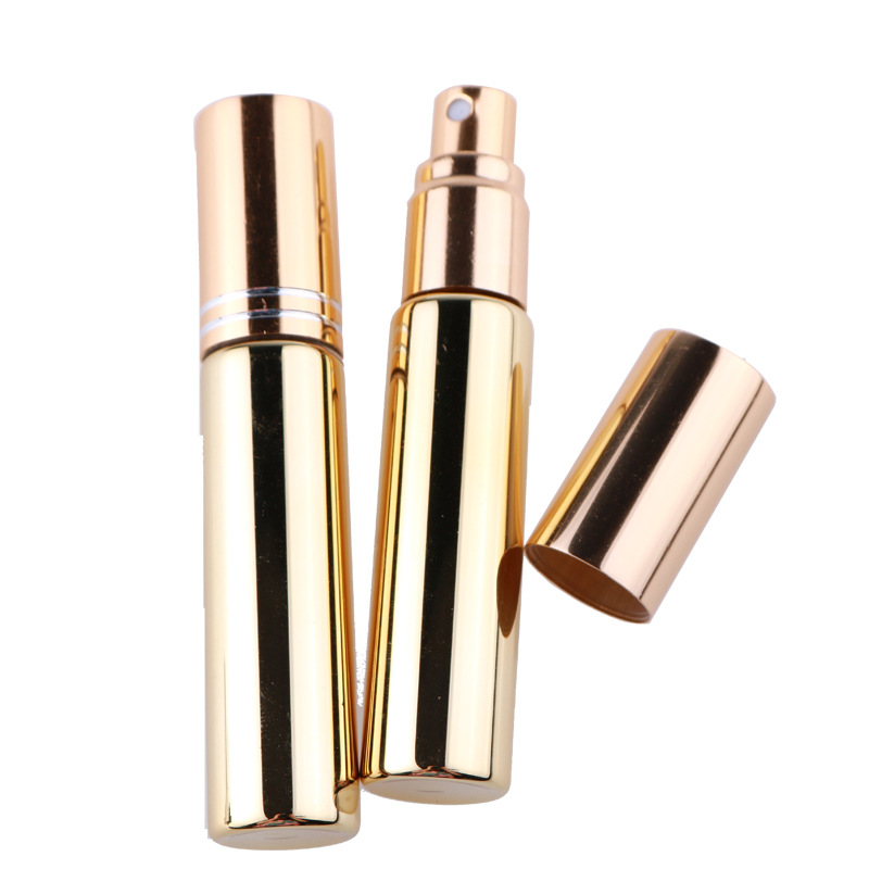 10 ML UV Glass Empty Refillable Cosmetic Toner Perfume Spray Pump Bottle