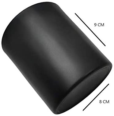 10 Oz Matte Black Candle Jars with Matte Black lids For Candle Making