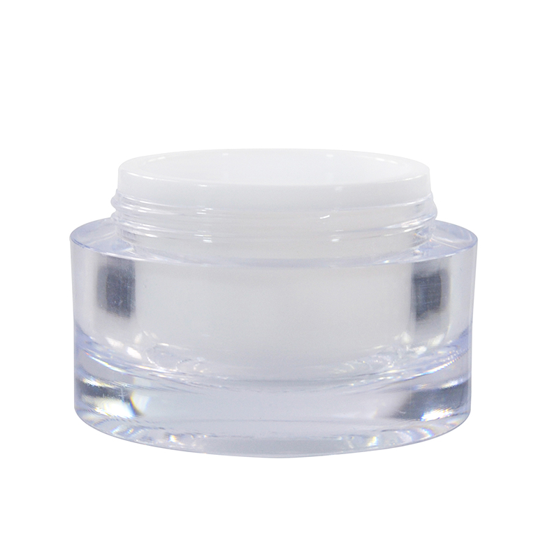 10 g Round bottle transparent acrylic cosmetic jar cream bottle