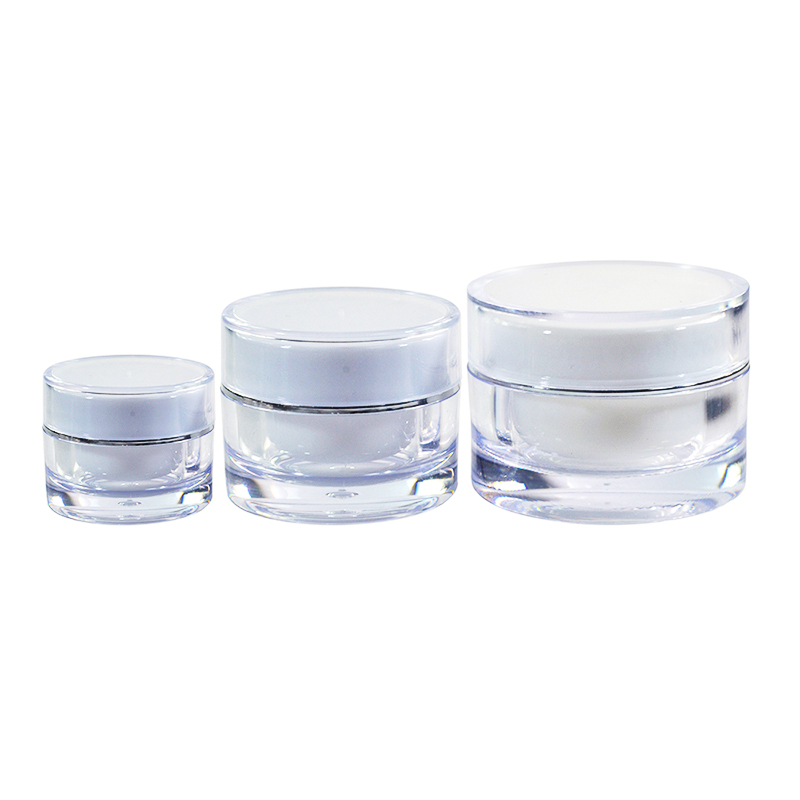 10 g Round bottle transparent acrylic cosmetic jar cream bottle