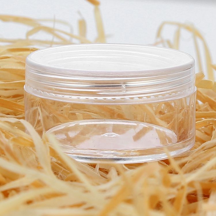 10 ml 10 g Acrylic Round Clear Jars with Flat Top Lids for Creams Lotions Make Up Cosmetics Samples Herbs Ointments