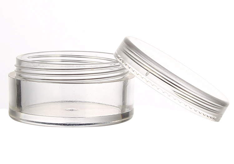 10 ml 10 g Acrylic Round Clear Jars with Flat Top Lids for Creams Lotions Make Up Cosmetics Samples Herbs Ointments