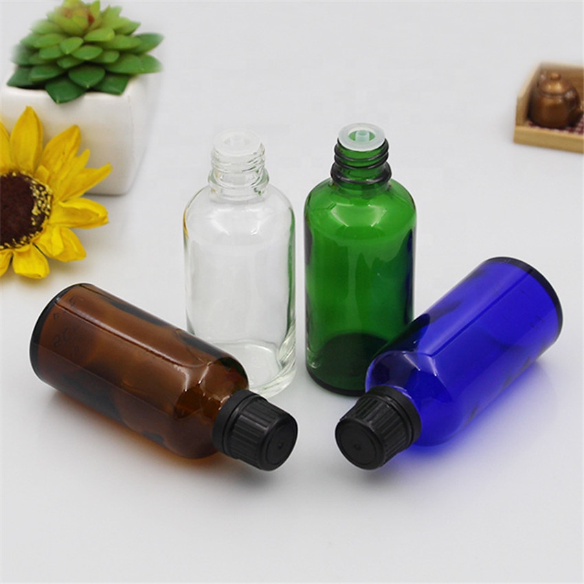 10 ml 15 ml 20 ml 30 ml 50 ml 100 ml europe essential oil glass dropper bottle with black cap