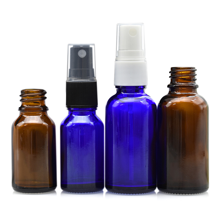 10 ml 15 ml 30 ml Amber Glass Spray bottles for Essential Oils