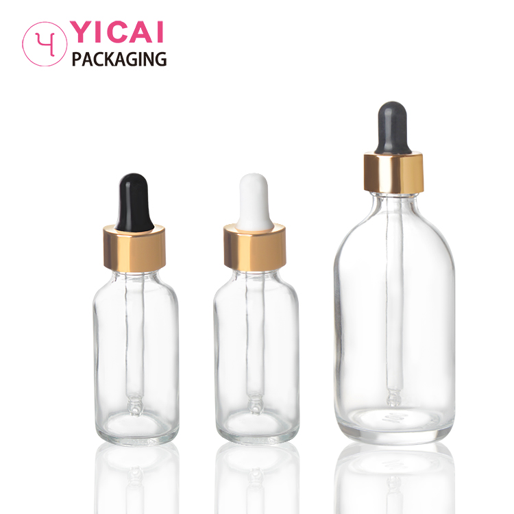 10 ml 15ml 50ml 100ml Clear Glass Dropper Essential Oil Bottle 30ml 60ml 120ml