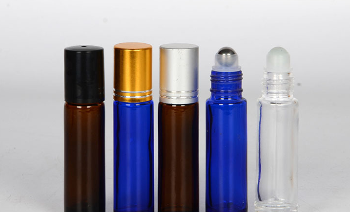 10 ml Roll On Glass Bottles Essential Oil Steel Metal Roller Ball Fragrance Perfume For E Liquid Bottle
