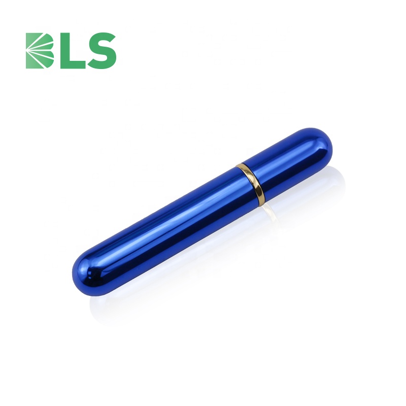 10 ml Round aluminum mini luxury perfume atomizer refillable perfume bottle atomizer perfume glass bottle with spray atomizer