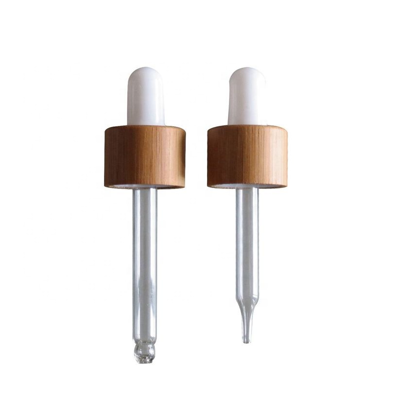 10 ml bamboo dropper bottle 10ml empty opal white glass essential oil bottle with bamboo wood dropper cap for skin oil