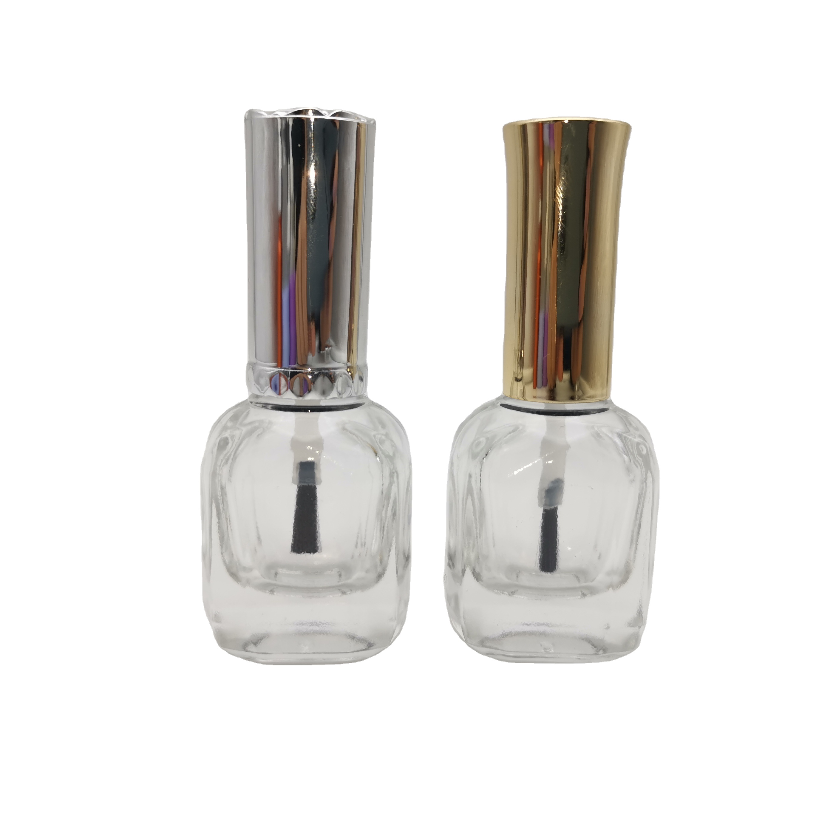 10 ml empty custom 15ml square nail gel polish bottles glass