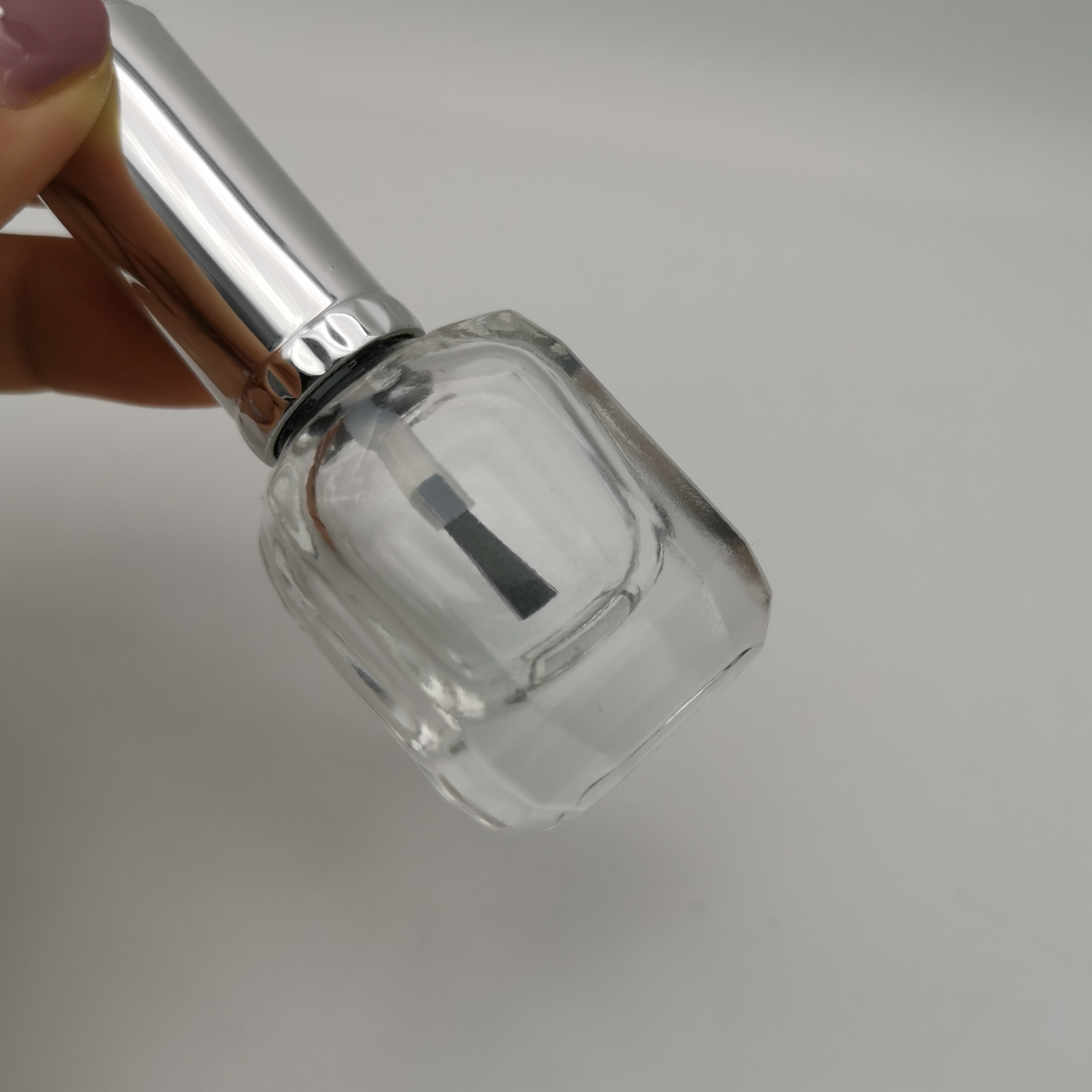 10 ml empty custom 15ml square nail gel polish bottles glass