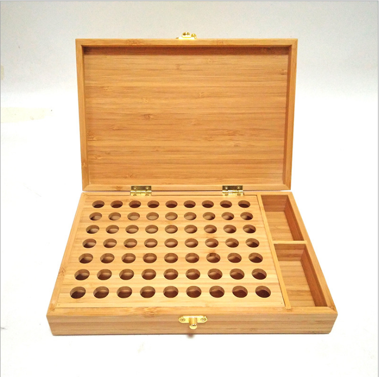 10 ml glass bamboo cosmetics dropper Printed Bamboo Essential oil Glass Bottle 7.5 ml And Packaging Box