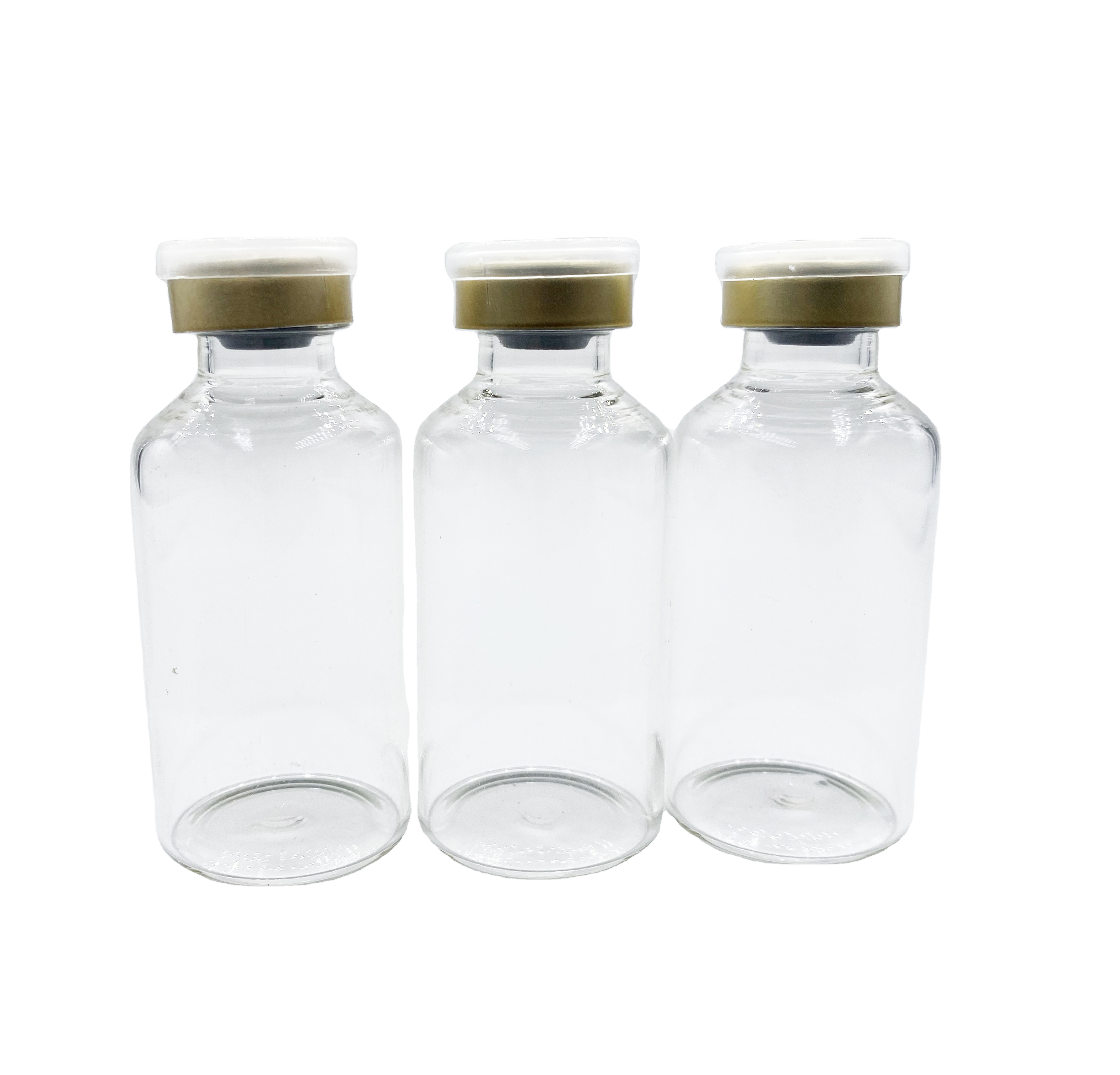 10 ml glass vials with rubber and aluminum cap pharmaceutical glass vial