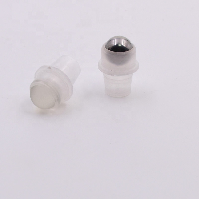 10 ml round electroplating gold roll on essential oil eye cream glass bottle with roller and aluminium cap