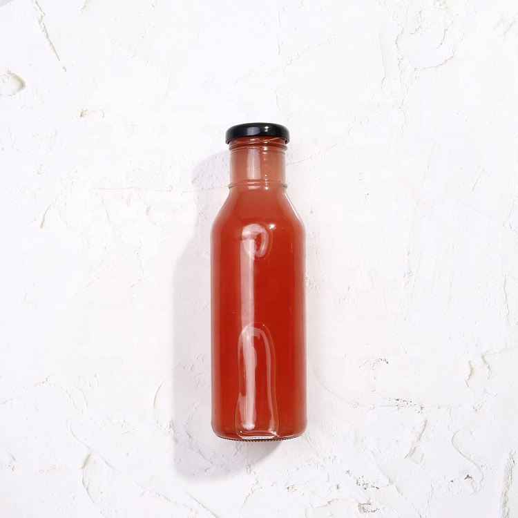 10 oz 12 oz 300ml 360ml Ring neck hot sauce glass bottle packaging for beverage food