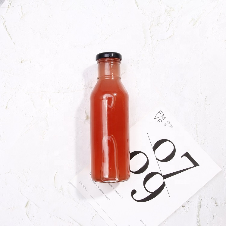 10 oz 12 oz 300ml 360ml Ring neck hot sauce glass bottle packaging for beverage food