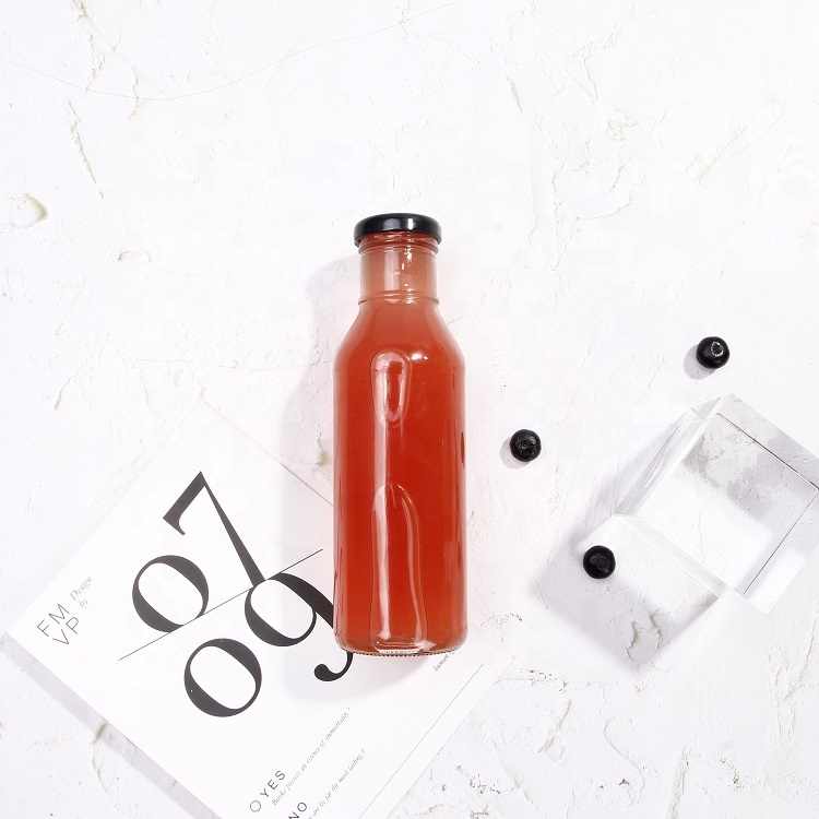 10 oz 12 oz 300ml 360ml Ring neck hot sauce glass bottle packaging for beverage food