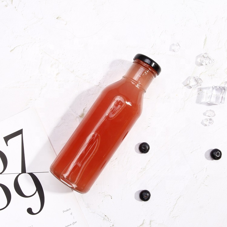 10 oz 12 oz 300ml 360ml Ring neck hot sauce glass bottle packaging for beverage food