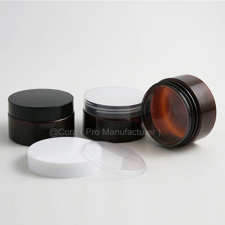 100 150g Cosmetic Empty Body Lotion Face Cream Plastic Packaging Bottle Jar