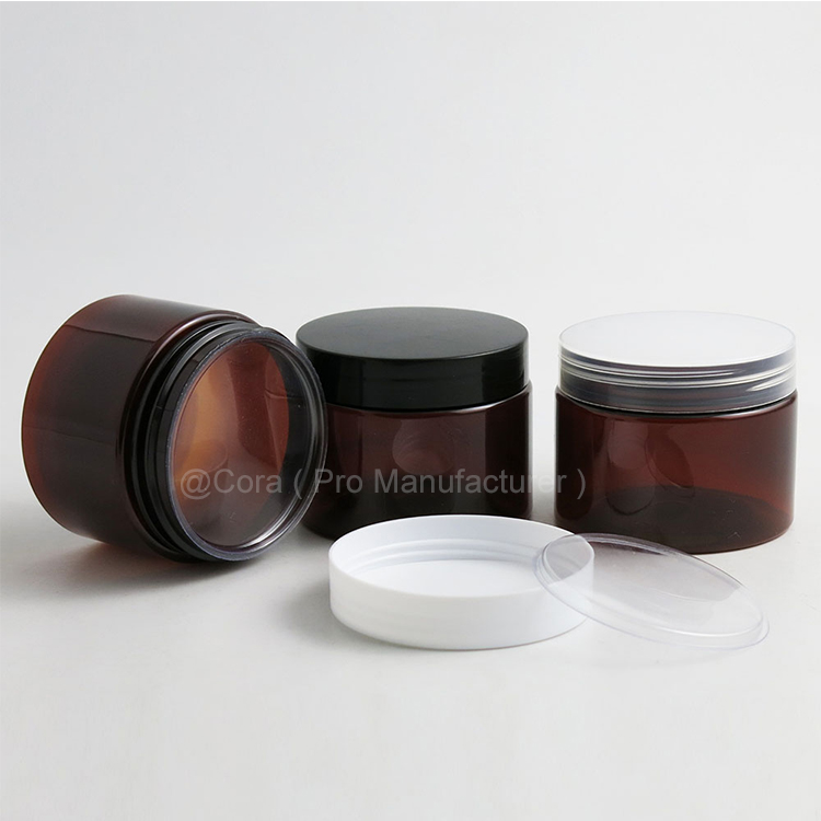 100 150g Cosmetic Empty Body Lotion Face Cream Plastic Packaging Bottle Jar