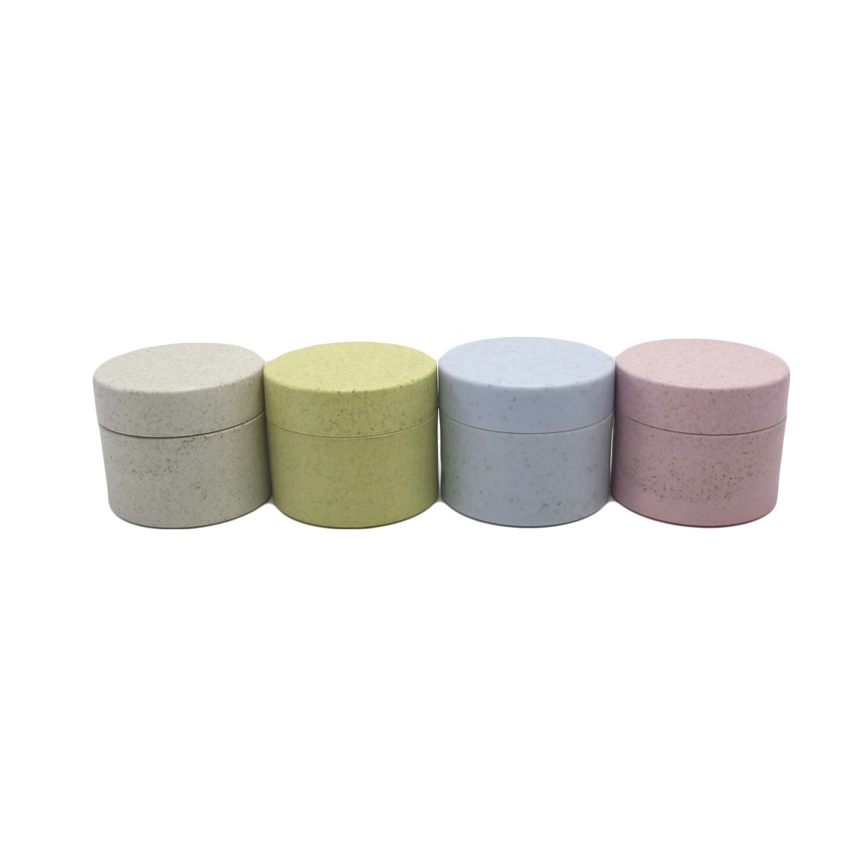 100% Biodegradable cosmetic pla cosmetic jar 50g plastic jar lid for CBD PJ-CC72