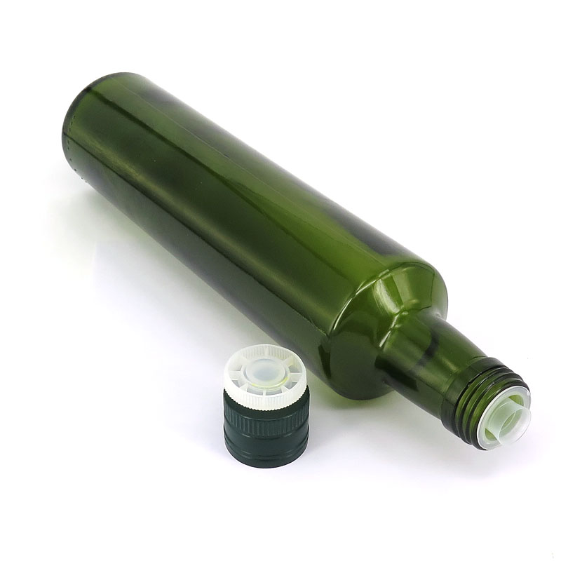 100 Ml 250 Ml 375 Ml 500 Ml 750 Ml 1000 Ml Dark Green Brown Clear Color Round Square Glass Olive Oil Bottles